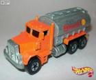 Оранжевый топлива танкер грузовых автомобилей Hot Wheels